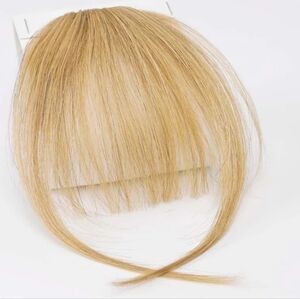 Light Blonde Clip In Bangs 100% Human Hair